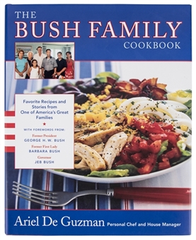 George and Barbara Bush Dual Signed/Inscribed "The Bush Family Cookbook"  (JSA)